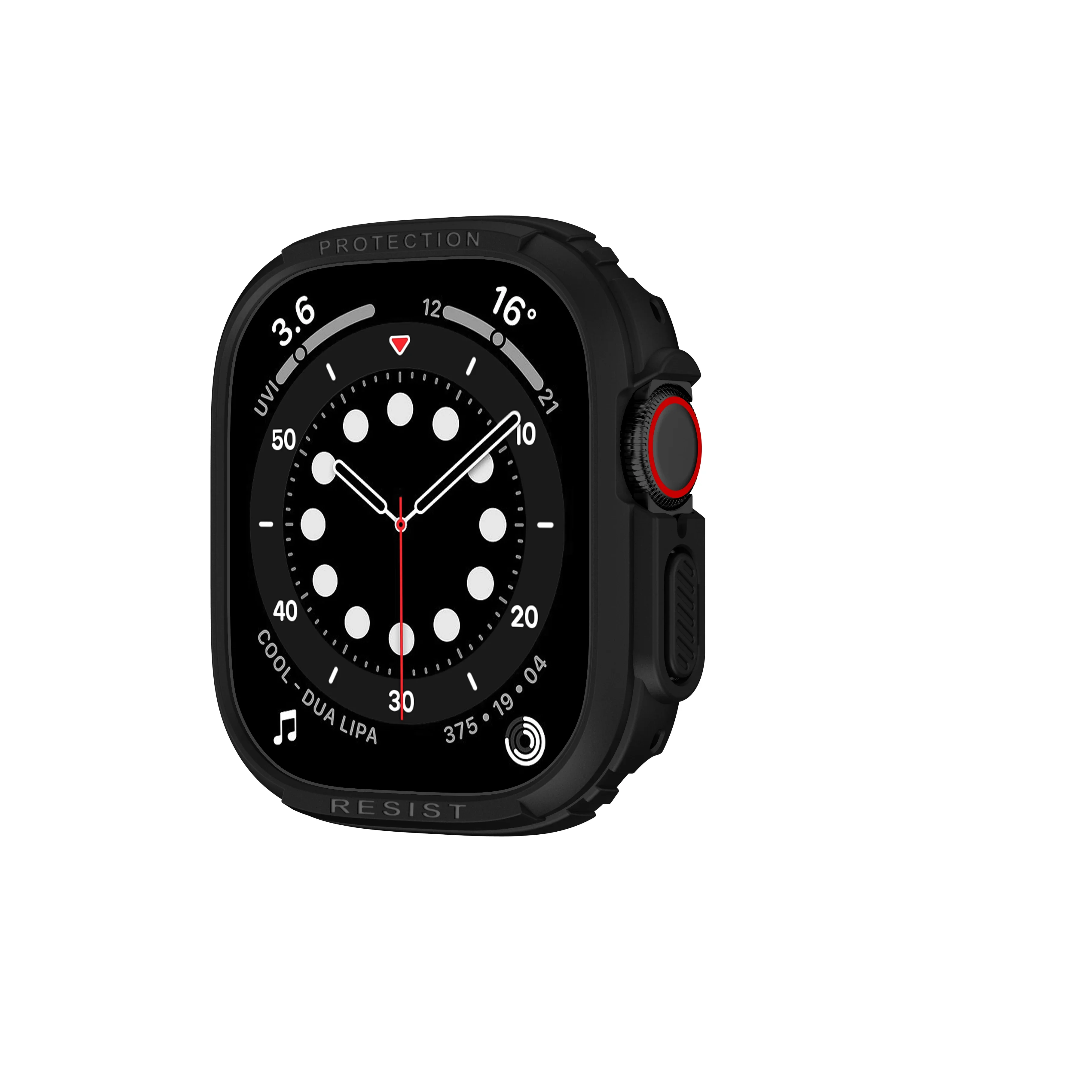 Protective Case For Apple Watch Ultra 1/2 49mm Cover All-Around Edge Bumper for iWatch Series 8 9 Ultra 49mm  Without Screen