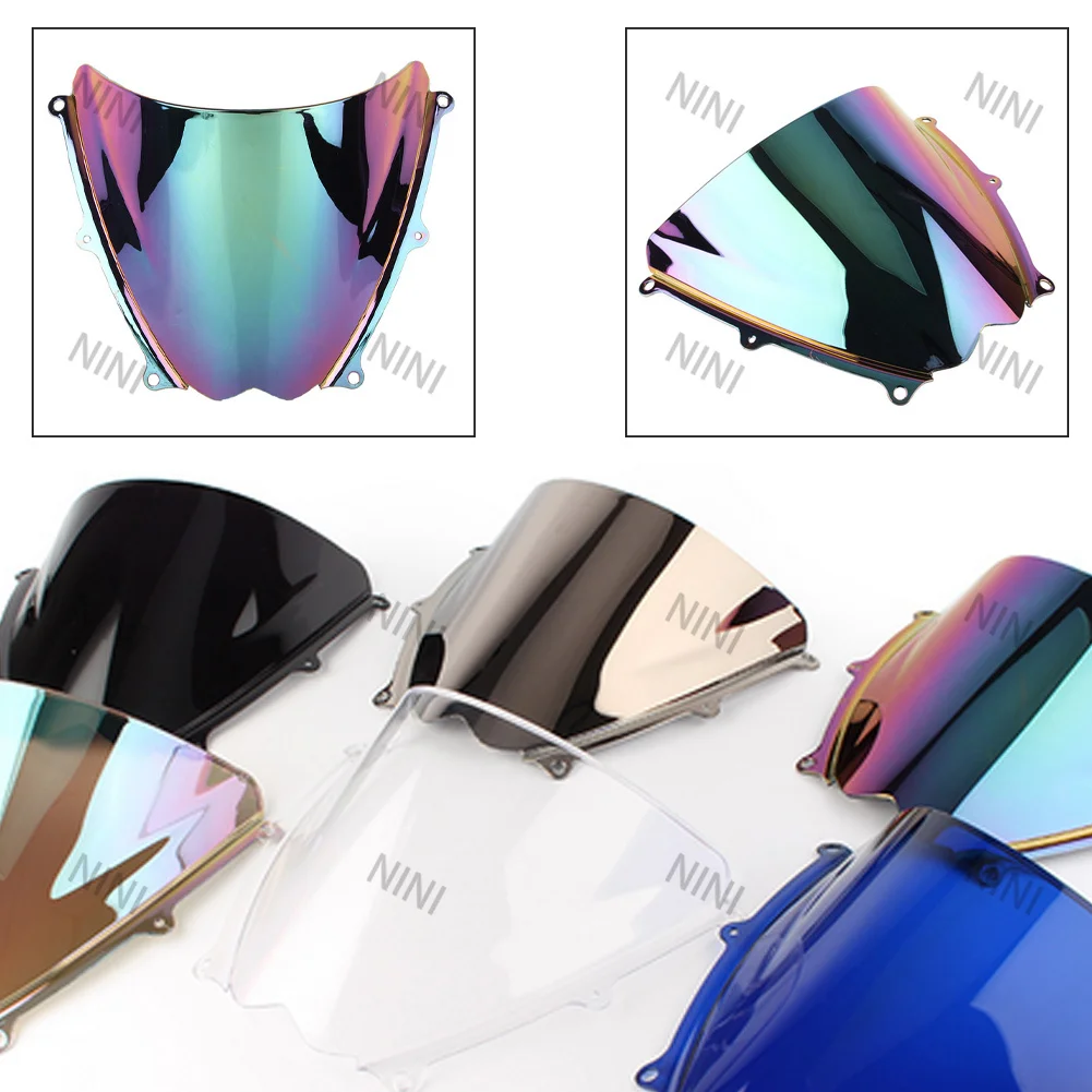 

Motorcycle For Suzuki GSX-R1000 GSXR1000 GSXR 1000 K7 2007 2008 screen Double Bubble Windshield Deflector Protector WindScreen