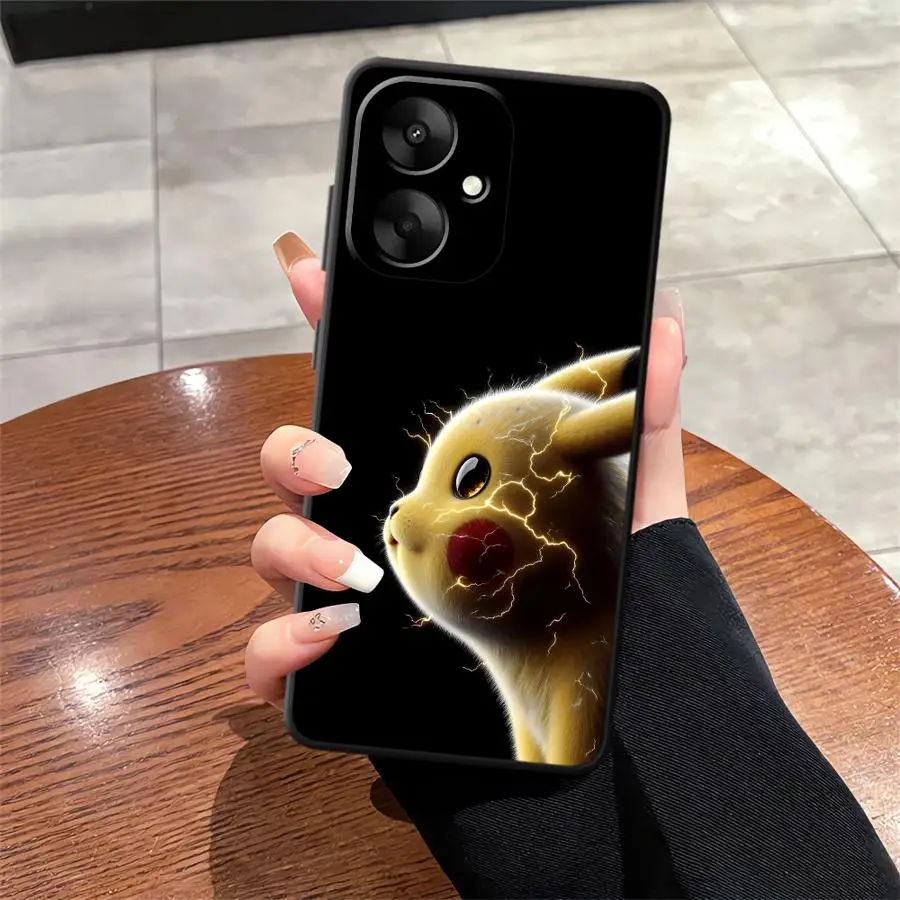 Casing untuk Xiaomi Redmi 10 K60 A1 A2 Plus 12C 13C 9T A5 12 9A 9C K40 K50 Sampul Ponsel Belakang Lembut Gaming Pokemon Pikachu Jepang