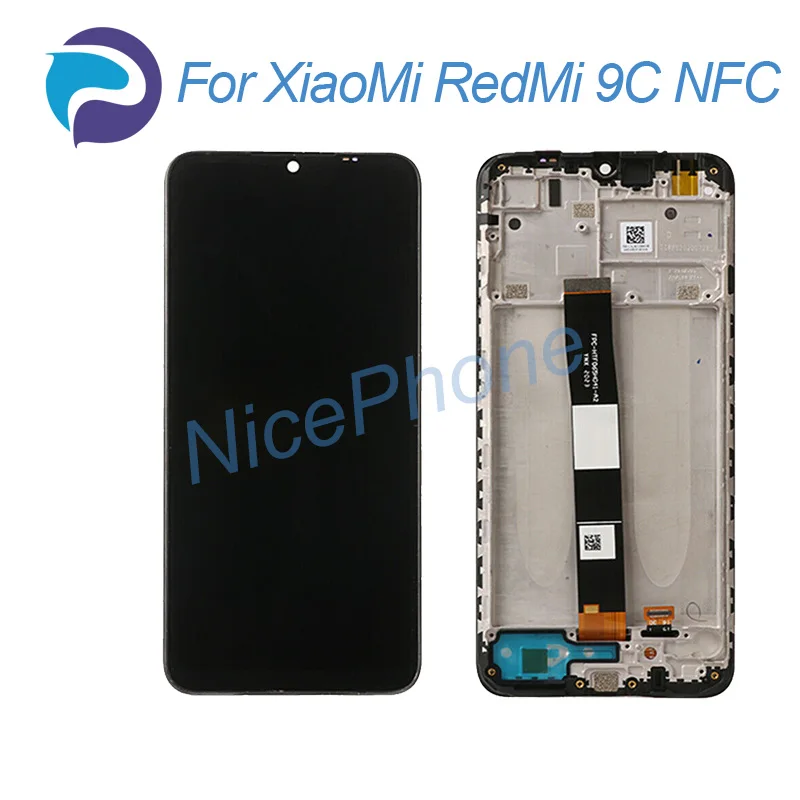 For RedMi 9C NFC LCD Display Touch Screen Digitizer Assembly Replacement 6.53" M2006C3MNG RedMi 9C NFC Screen Display LCD