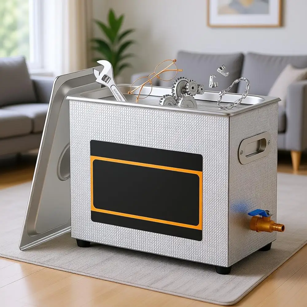 

Коммерческая чистящая машина с подогревом и таймером на 6,5 л для удаления пятен с прецизионных деталей, электронных схем и аксессуаров