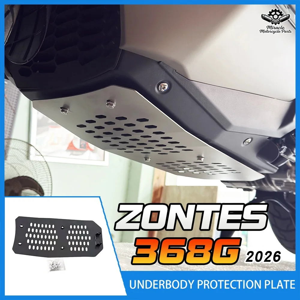 

For 2026 ZONTES 368G, stainless steel bottom guard, bottom shell protection plate, baffle accessory