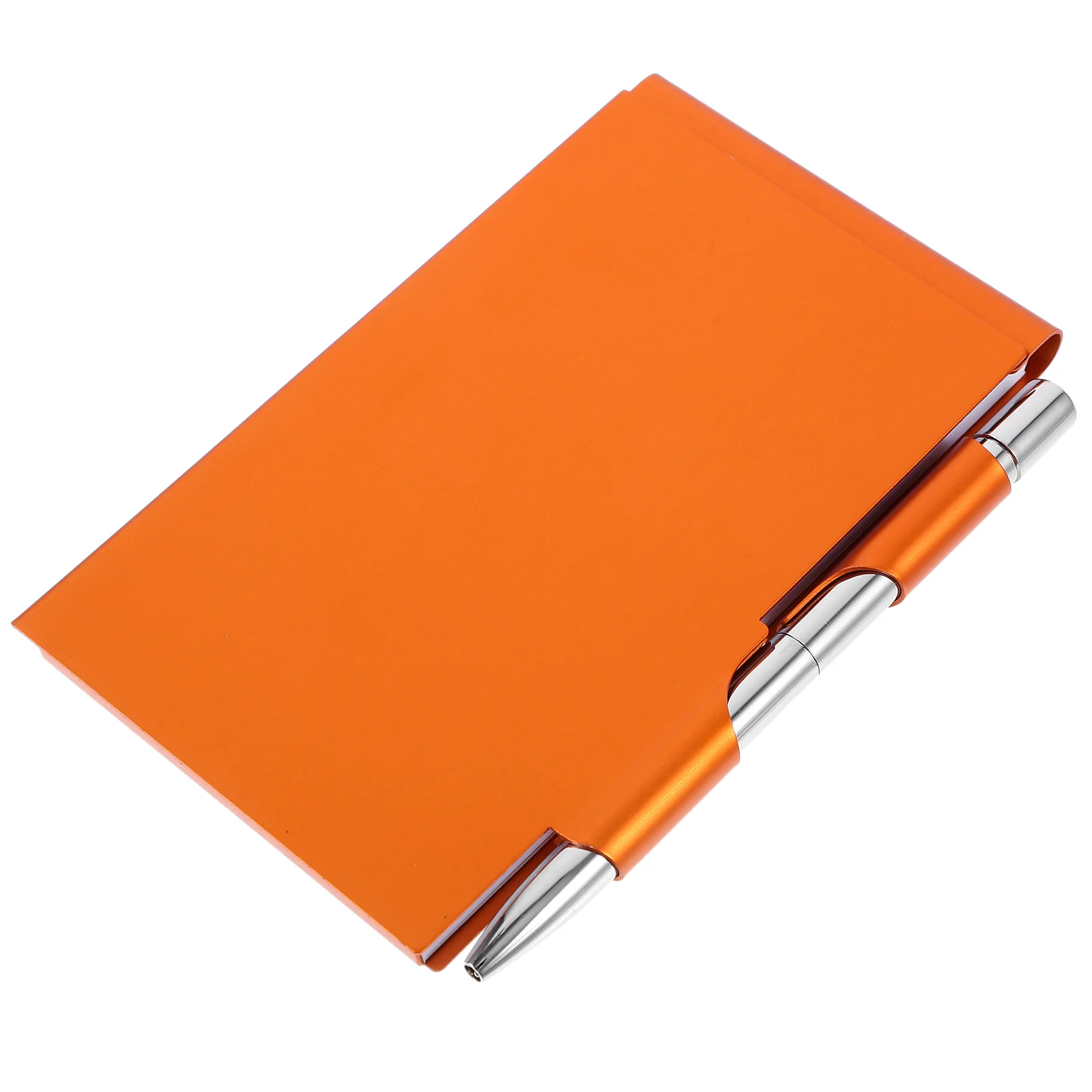 Cahier en métal déchirable avec porte-stylo, bloc-notes créatif, onglets mémo, poche pour bloc-notes, travail d'écriture