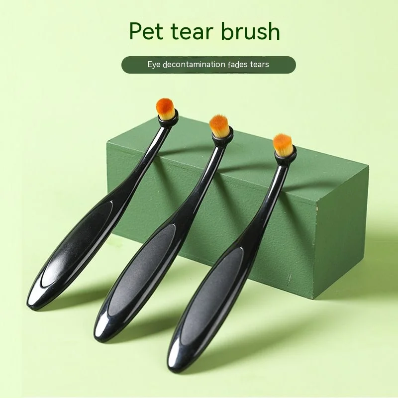 Soft Pet Finger Brush Cats Brush Toothbrush Tear Stains Brush Eye Care Pets Cleaning Grooming Tools Dog Cat Cleaner Pet Supplies