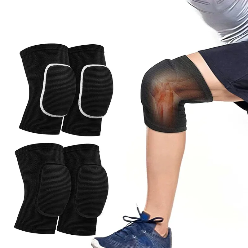 WorthWhile Dancing Knee Pads for Volleyball Yoga Women Kids Men Patella Brace Support EVA Kneepad Fitness Protector Work Gear