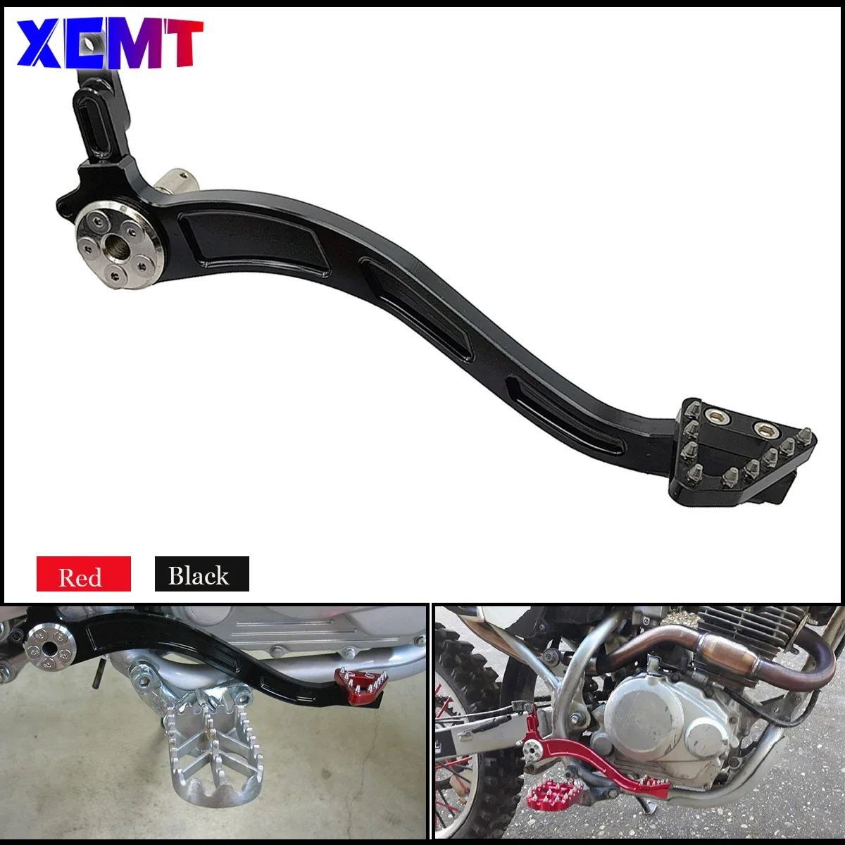 Motorcycle CNC Aluminum Rear Brake Pedal Lever For Honda CRF 150F 230F CRF150F CRF230F 150 230 F 2003-2020 Enduro Dirt Pit Bike