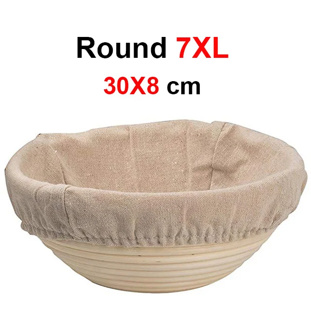 Handgemaakte Rotan Brood Proofing Mand Natuurlijke Gisting Zuurdesem Banneton Broodmand Deeg Rotan Rieten Bakkom