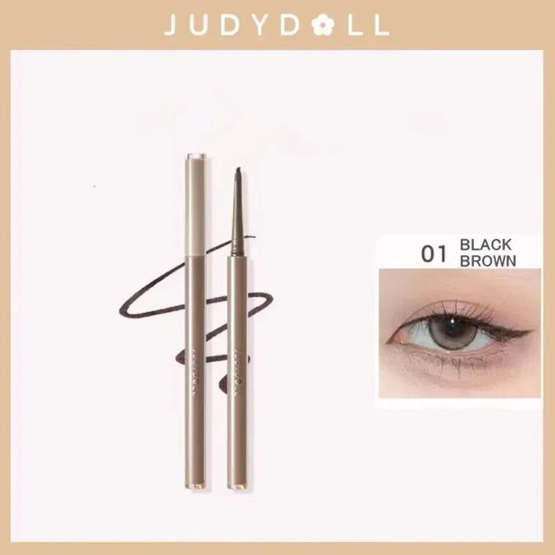 Judydoll dokładnie przedstawia eyeliner w pisaku, który jest gładki i nie rozmazuje się. Drobny eyeliner w pisaku