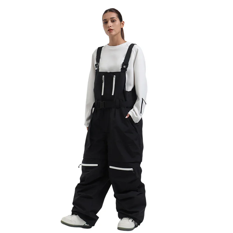 

Winter Waterproof Women Snowboard Suspender Pants Outdoor Sport Man Ski Jumpsuit Mountain Windproof Female Snow Overalls Clothes