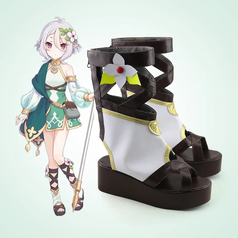

Princess Connect! Re:Dive Natsume Kokkoro Cosplay Shoes Boots Anime Halloween Party Game Cosplay Shoes