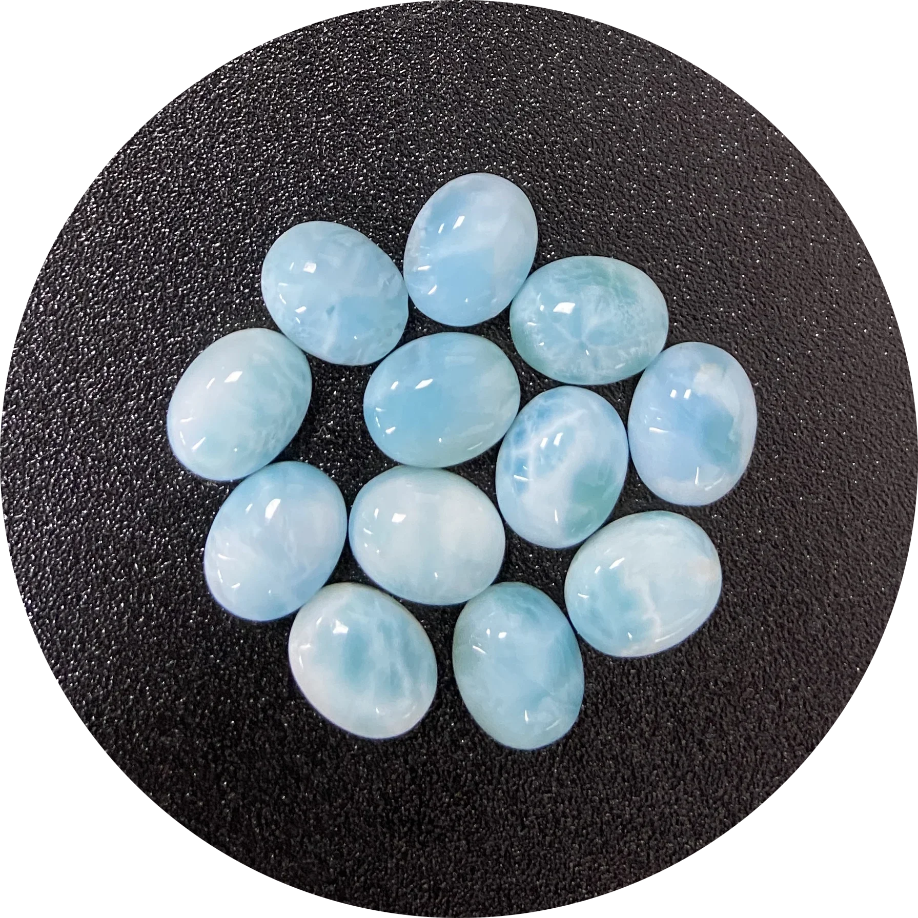 Loose Stones 5 Pieces/bag Natural Aquamarine Moonstone Larimar Amber High Quality Natural Stone DIY Accessories Wholesale