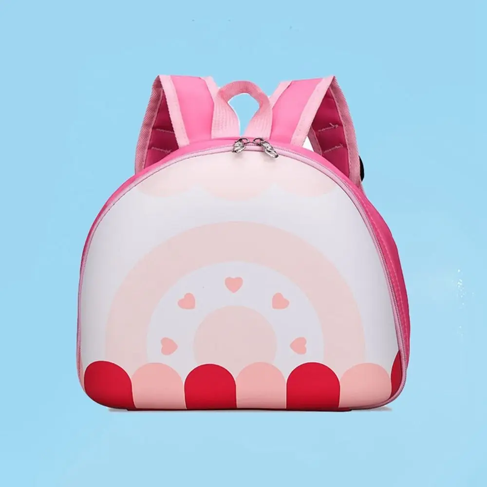 

Waterproof Cartoon Backpack Eco-friendly Fabric Cute Rainbow Schoolbag Widened Shoulder Straps Kindergarten Schoolbags