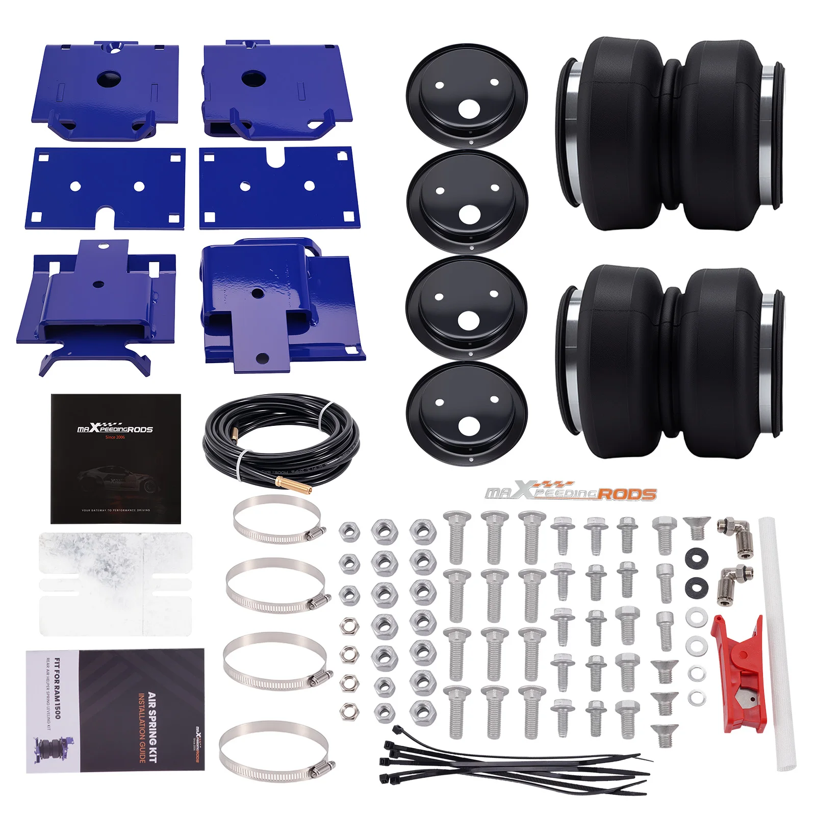 【Hot Selling】Air Helper Spring Bags Level Suspension Kit for   Ram 1500 Classic Pickups 2019-2024