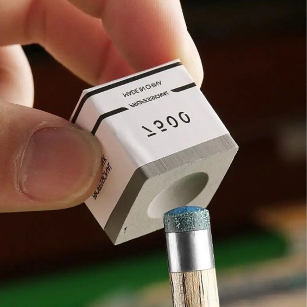 مربع TP7500 البلياردو الطباشير عدم الانزلاق الوردي/رمادي السنوكر محايد بركة الطباشير غرامة مسحوق البلياردو بركة الطباشير البلياردو الملحقات