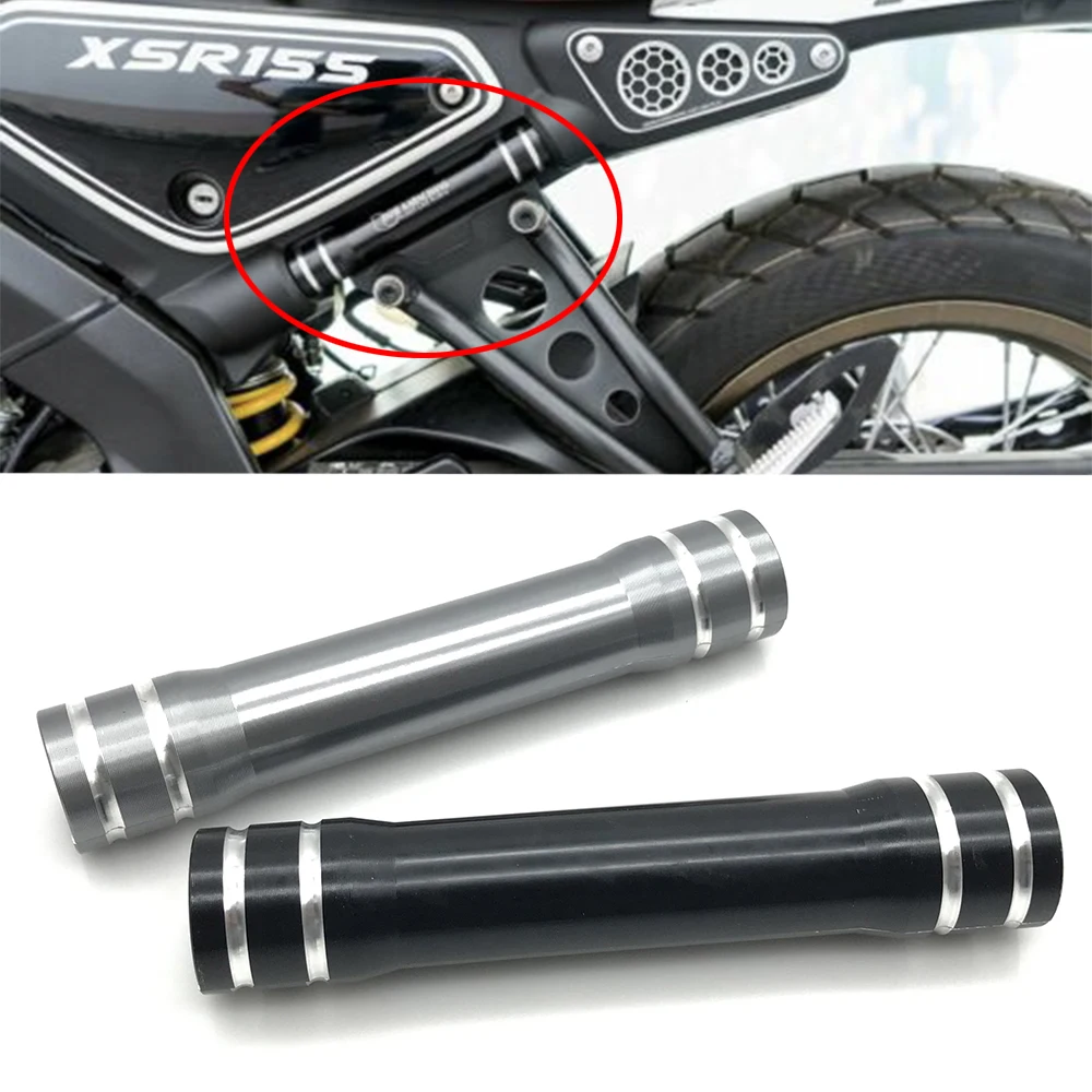 For Yamaha XSR155 XSR-155 2019 2020 2021 Motorcycle CNC Aluminum Rear Frame Cover Guards Protector Set ( Left & Right Side )