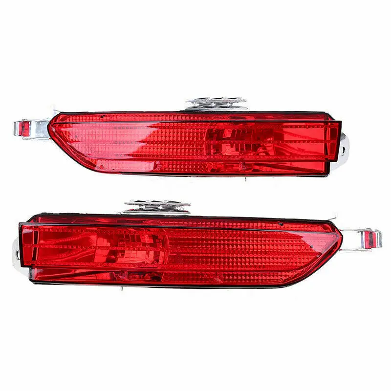 

1 Pair Car Red Rear Fog Lamp Bumper Cover Reflector for 2011-2014 7P6945701D