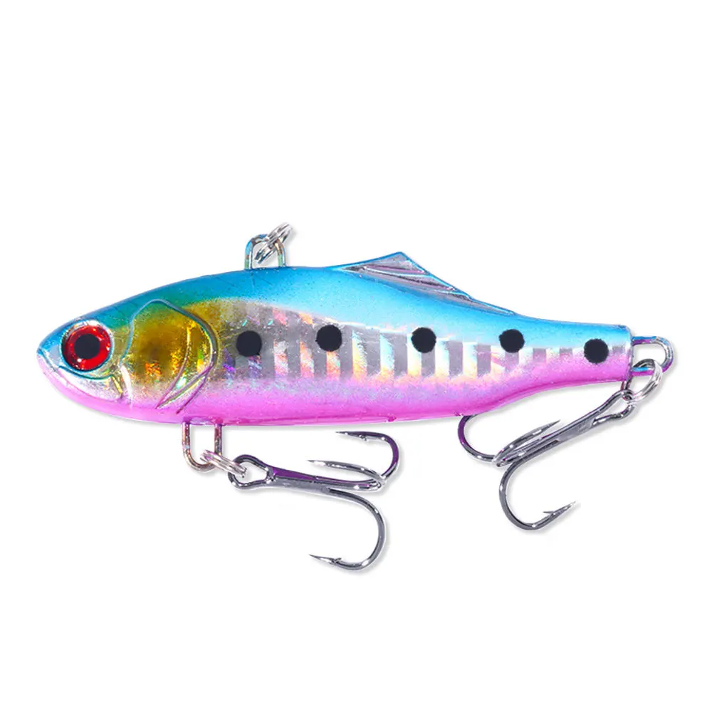 7CM-24G VIB Lures Luminous Minnow Fishing Hard Bait VIB Japanese Night PESCA Sinking Vibration Crankbaits Winter Pike Victims