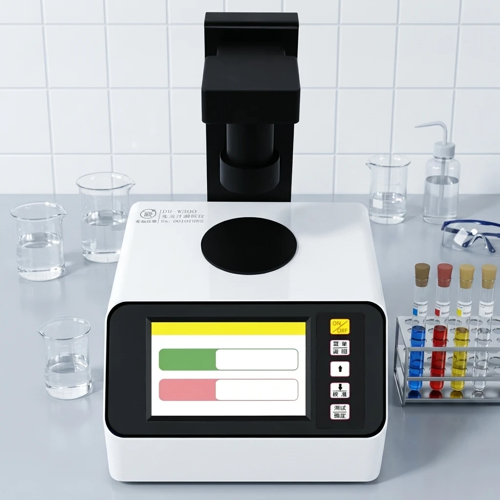 DR-W300 Haze Meter 7mm Aperture 0-100% Transmittance Haze Tester for Plastic Film Glass LED Panel Transparent Material Test