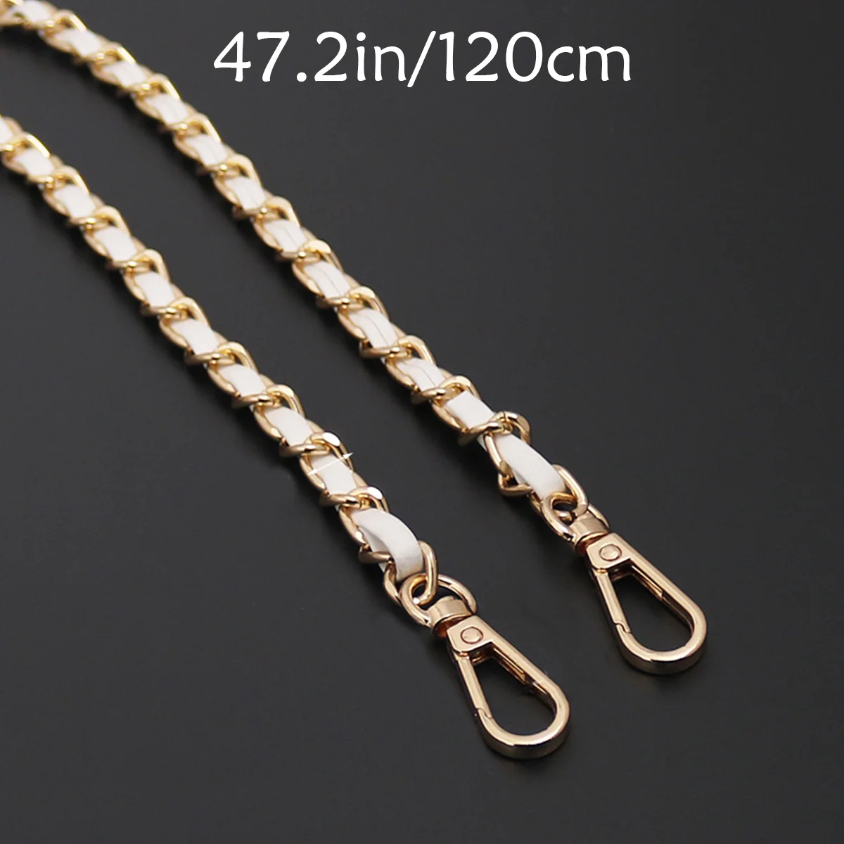 Universal Shoulder Bag Strap Chain Strap For Crossbody Bag Simple Solid Color Strap Handbag Chain