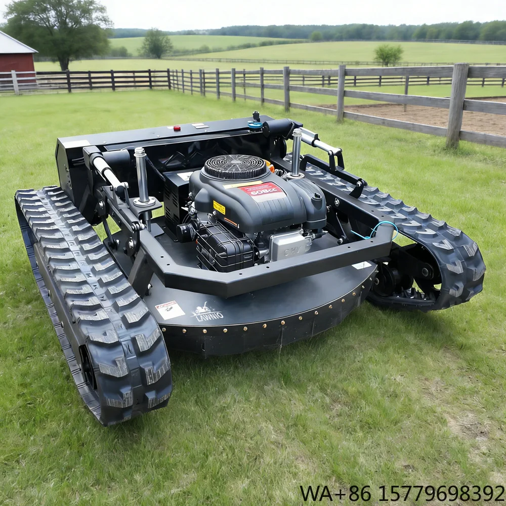 Crawler Robot Lawn Mower Self Propelled Remote Control Multi-Functional Garden Grass Cutting Machine Automated Lawn Mower