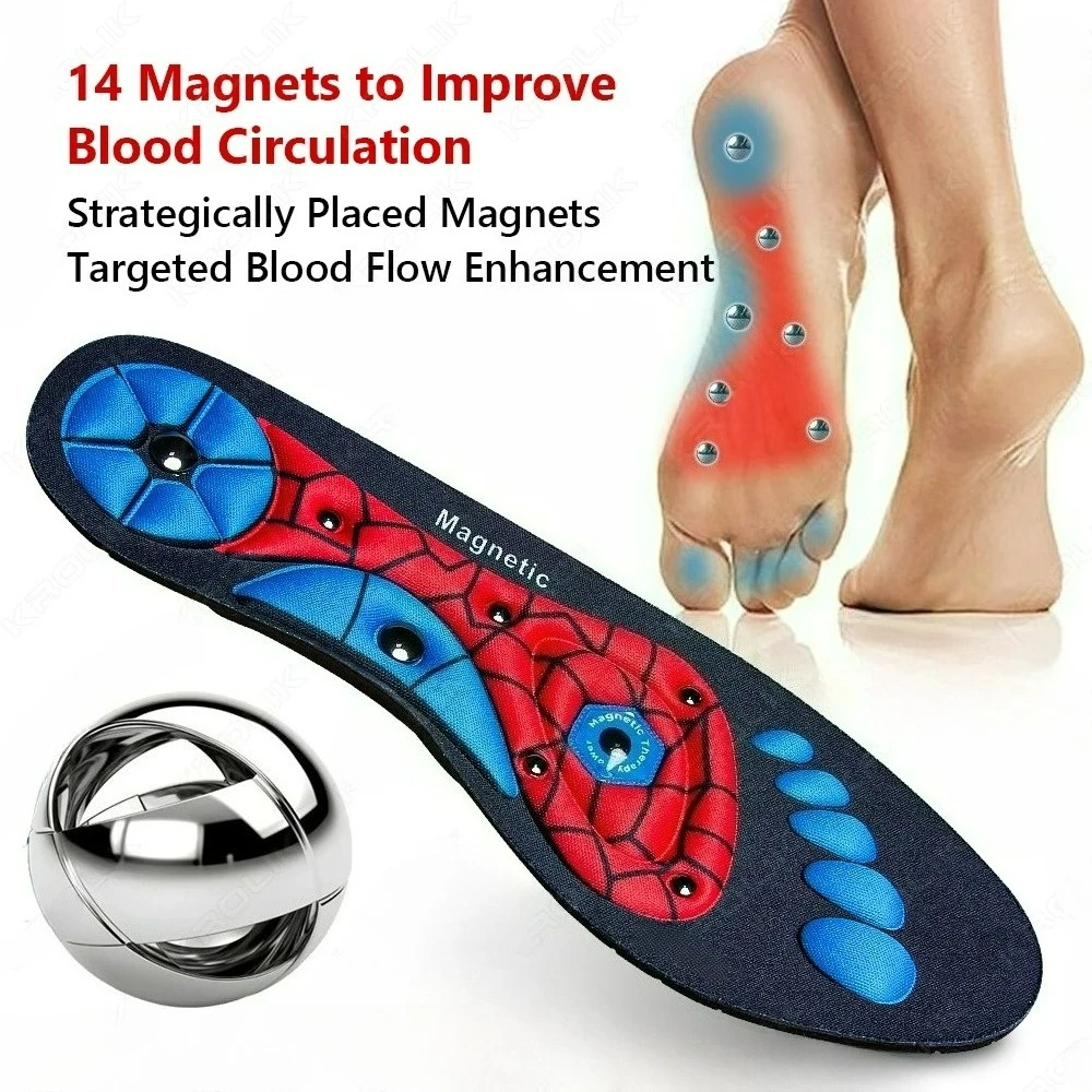 العلاج المغناطيسي الطبي النعال الرياضية تدليك القدم فقدان الوزن التخسيس العلاج بالابر نعل مكافحة التعب الرعاية الصحية منصات الأحذية