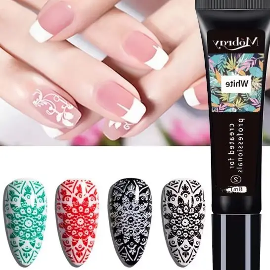 Colorful Nail Art Polish Stamping Polish Nail Art Steel Plate Printing Special Gel Transfer Phototherapy Nail Polish Gel Paints