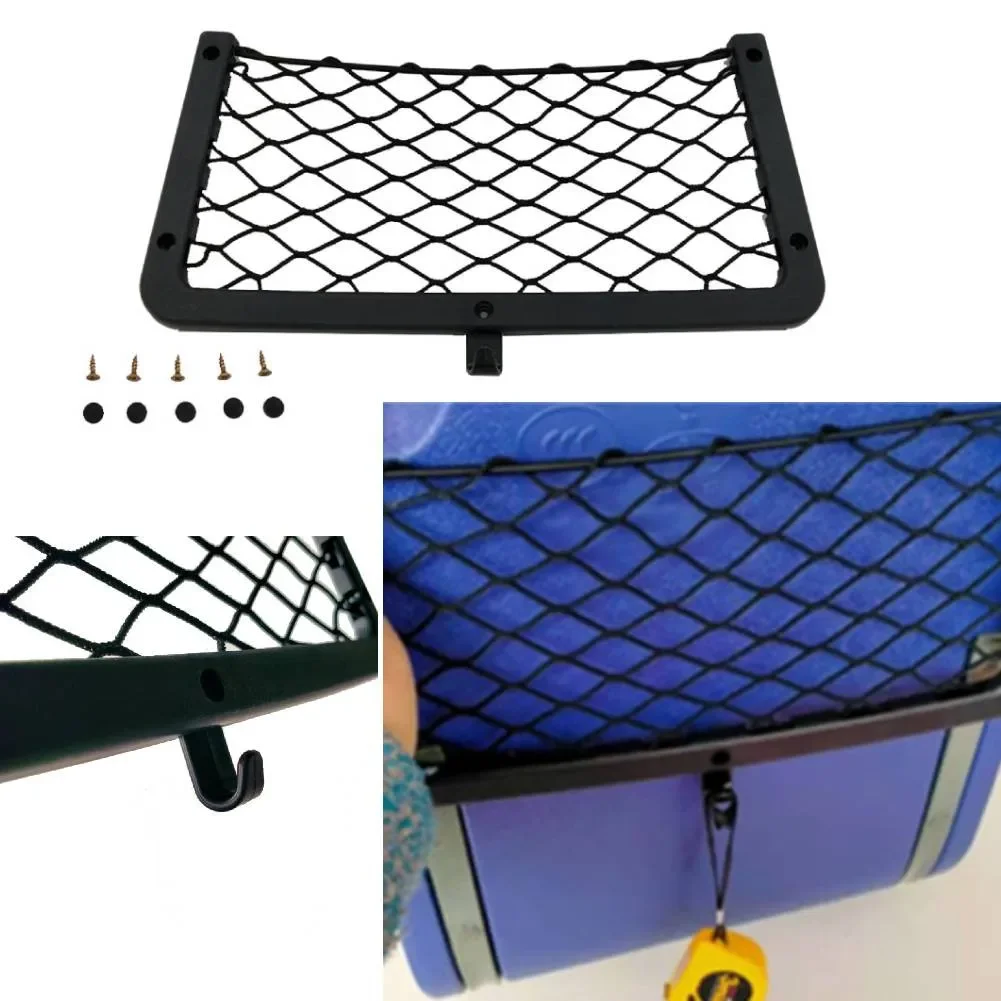 36*18CM Car Storage Net Extra Large Elastic Organizers Framed Mesh Net Pocket With Screws For RV Caravan Motorhome Boat Truck