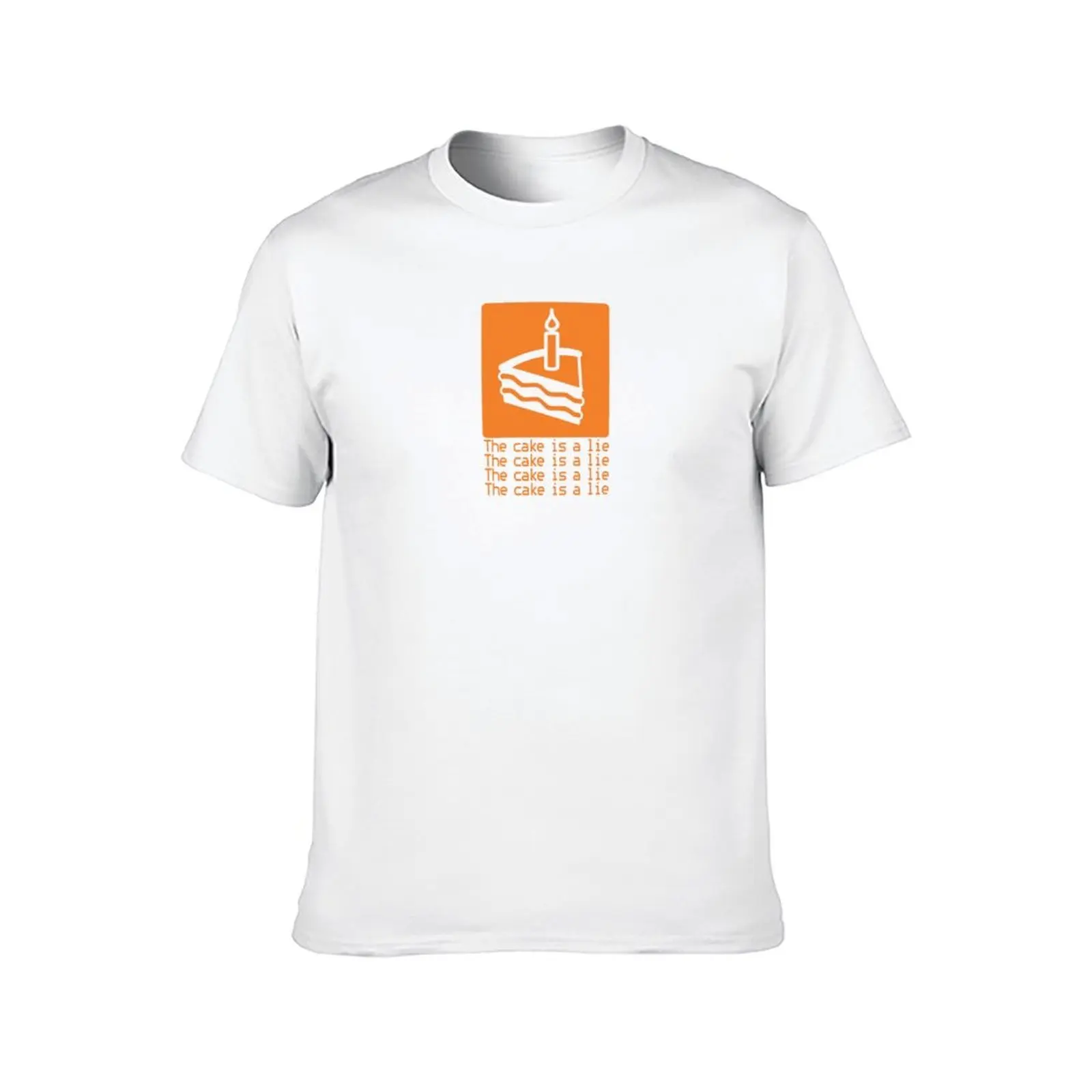 The Cake Is A Lie, The IT Crowd, Roy T-Shirt anime tshirt funny t shirts cotton T-Shirt