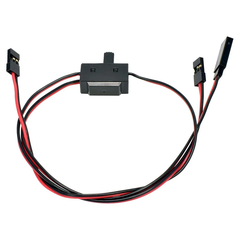 

5PCS 3 Way Lead Charging Switch JR Plug ESC Servo Receiver Power On/Off Module Connection Line for Drone RC Model Airplane Parts