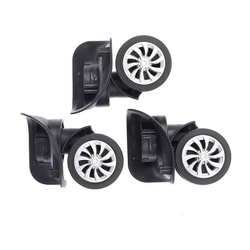 4x Suitcase Luggage Accessories Universal 360 degree Swivel Wheels Trolley Wheel