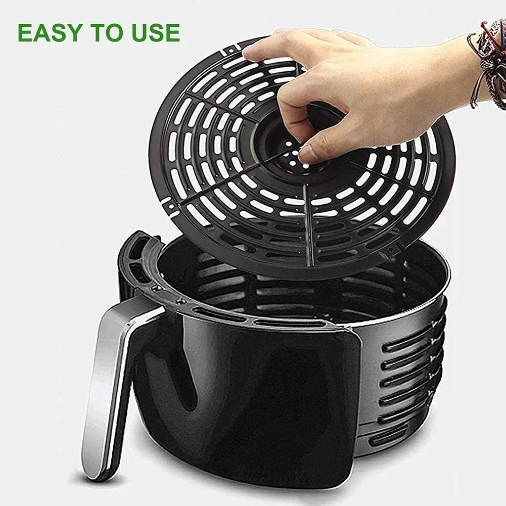 Air Fryer Mats Grill Cooking Pan Rack Round Square Non-Stick Food Separator Cooking Divider Kitchen Air Fryer Accessories