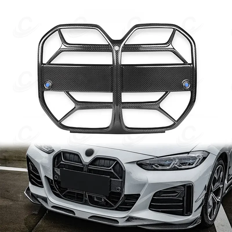 

CSL Style Carbon Fiber Car Grills For Bmw G80 M3 G82 G83 M4 2021-2023y Front Grille with/without Acc