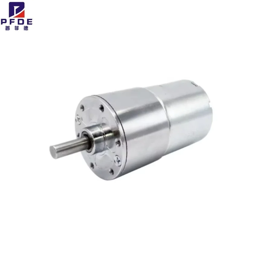 ZGB37RG DC Motor Central Axis 12V 24V DC Gear Motor 5RPM/10RPM/50RPM/100RPM/150RPM/200RPM/300RPM Eccentric Output Shaft