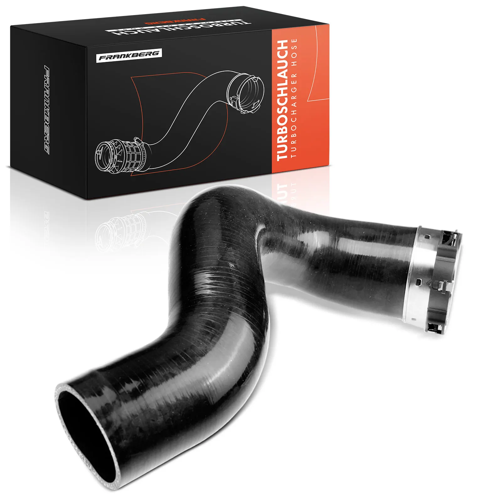 Frankberg 1x Radiatorslang Turbo Slang Ladeluchtkoeler voor Renault Trafic 3 Fiat Talento Opel Vivaro 1.6 144601915R