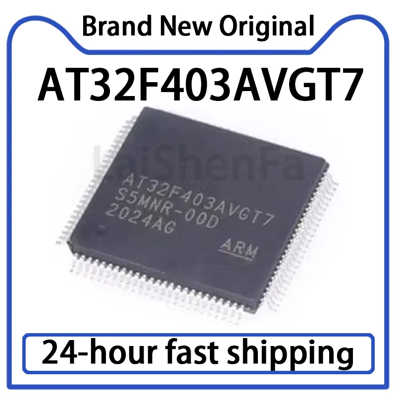 1PCS New AT32F403AVGT7 AT32F403 QFP100 Microcontroller Chip Original