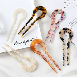 U Shaped Hair Stick Hair Fork Trendy Hair Clip Korean Style Gift For Women Headwear For Girls Hair Accessories Hairstyle Pin