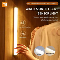 Xiaomi Night Light With Motion Sensor TYPE C Rechargeable Wireless LED Night Lamp For Kitchen Cabinet Room Bedside Bar Light