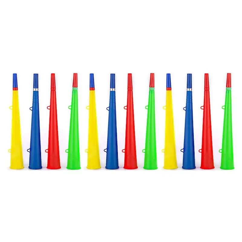 36Pcs Stadium Horn Football Fan Horn Trumpet Plastic Sports Event Cheering Props