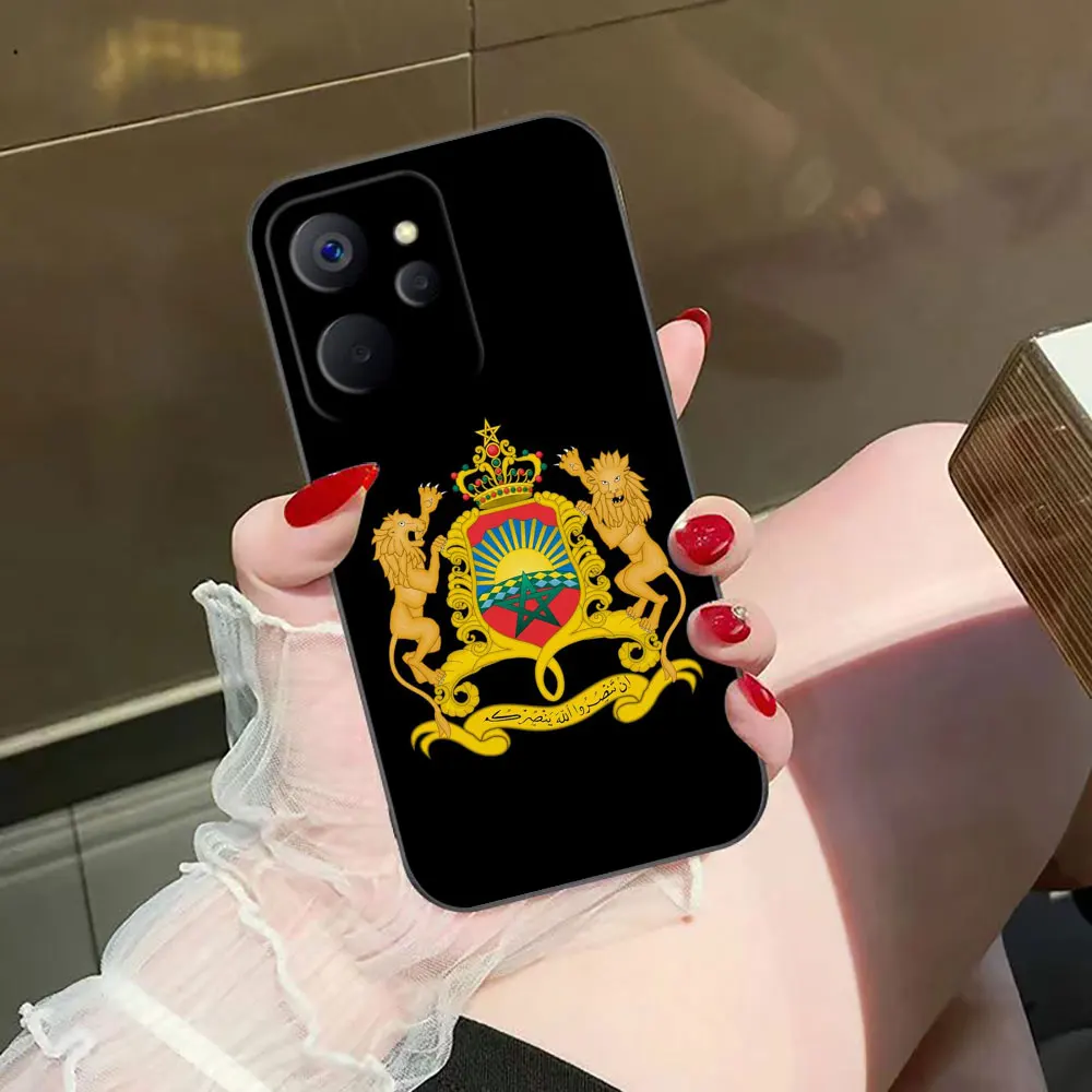 Marocco Bandiera Passaporto Foto Personalizzata Cassa Del Telefono Per OPPO Realme 14 13 12 11 10 9 9I 8 8I 7 7I 6 5 5I 5S Pro Plus Caso Funda Shell