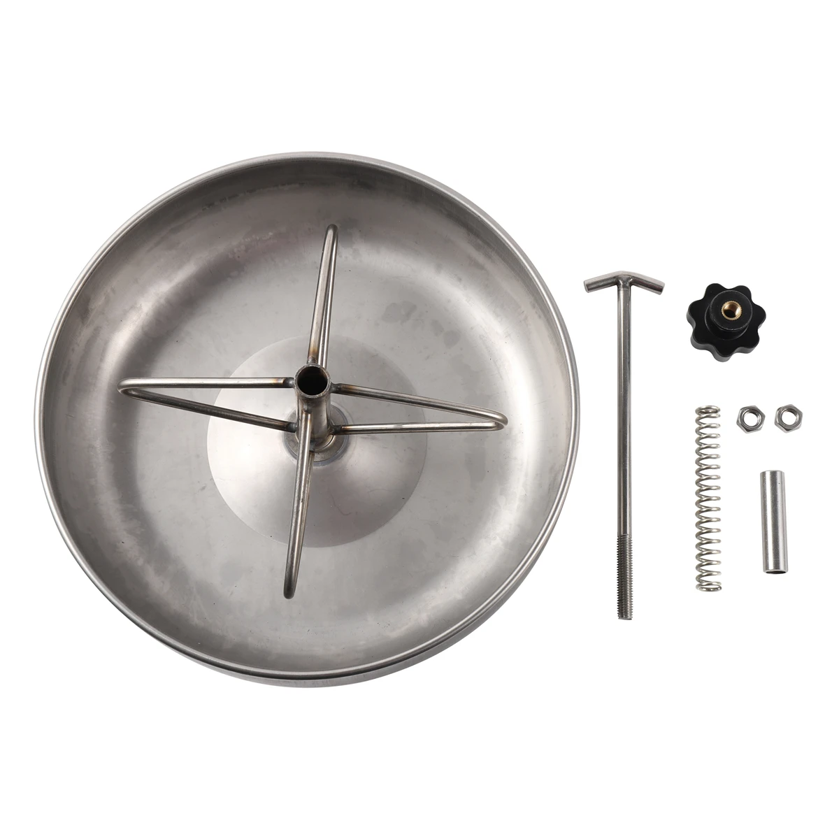 Thickened Stainless Steel Piglet Feeding Trough and 1/2