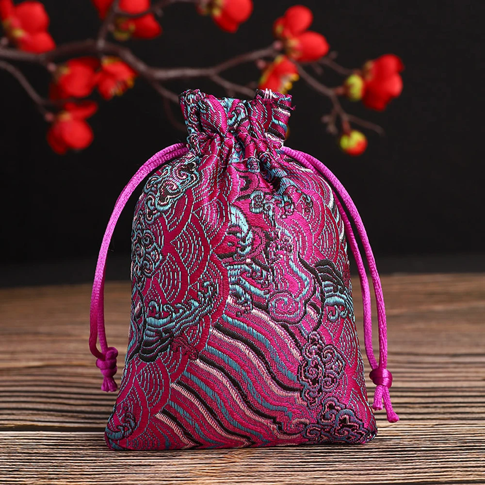 

Favour Tie Gift Wedding Party Drawstring Jewelry Packaging Bag Storage Bag Satin Pouch
