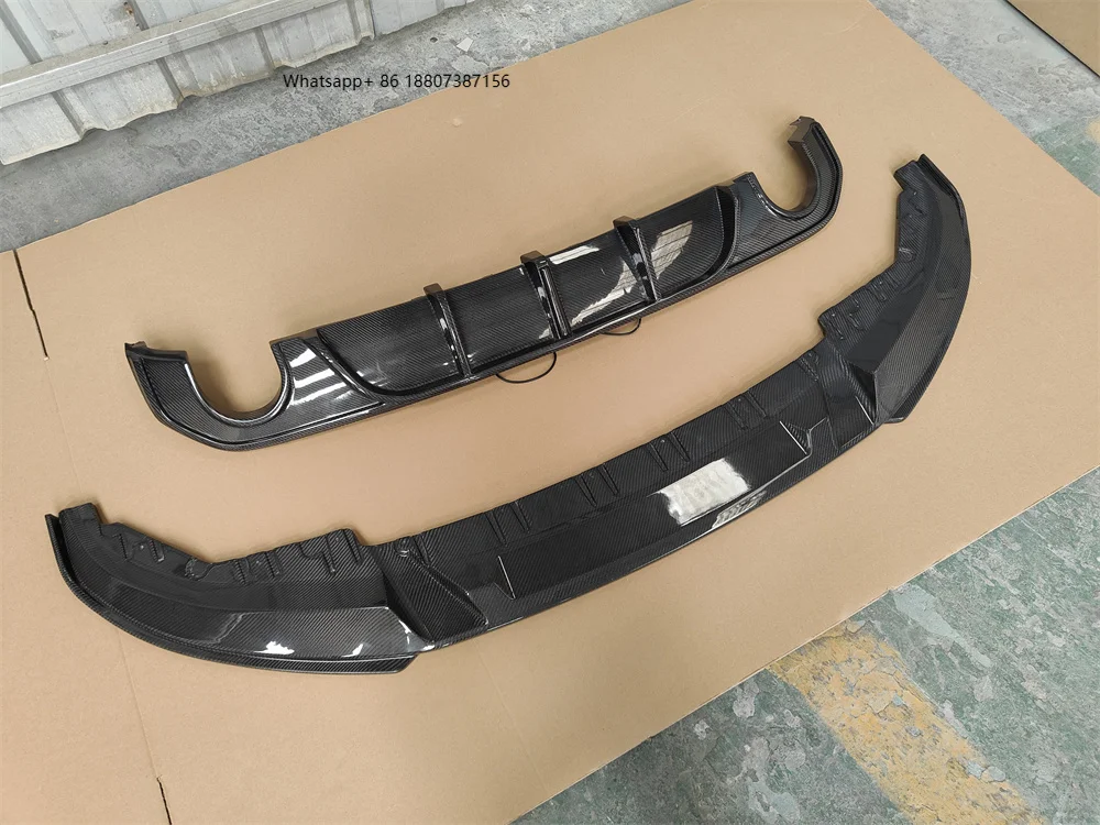 

for the 2020+forBMW 4 Series G26 Upgrade A-style Carbon Fiber Front Lip Rear Diffuser Body Kit