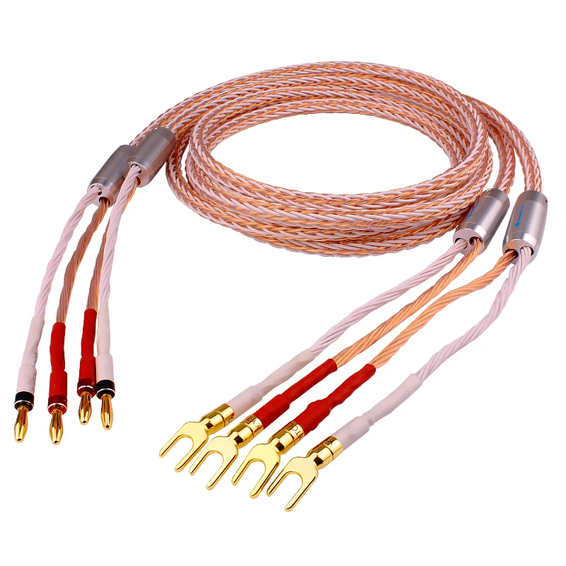 HIFI 1 個 7N OCC 8TC スピーカーケーブルハイエンドスピーカー