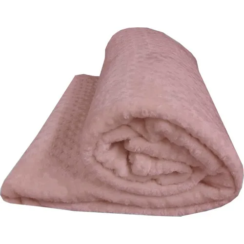 Merino Pearl Bud Blanket Double Bed Powder