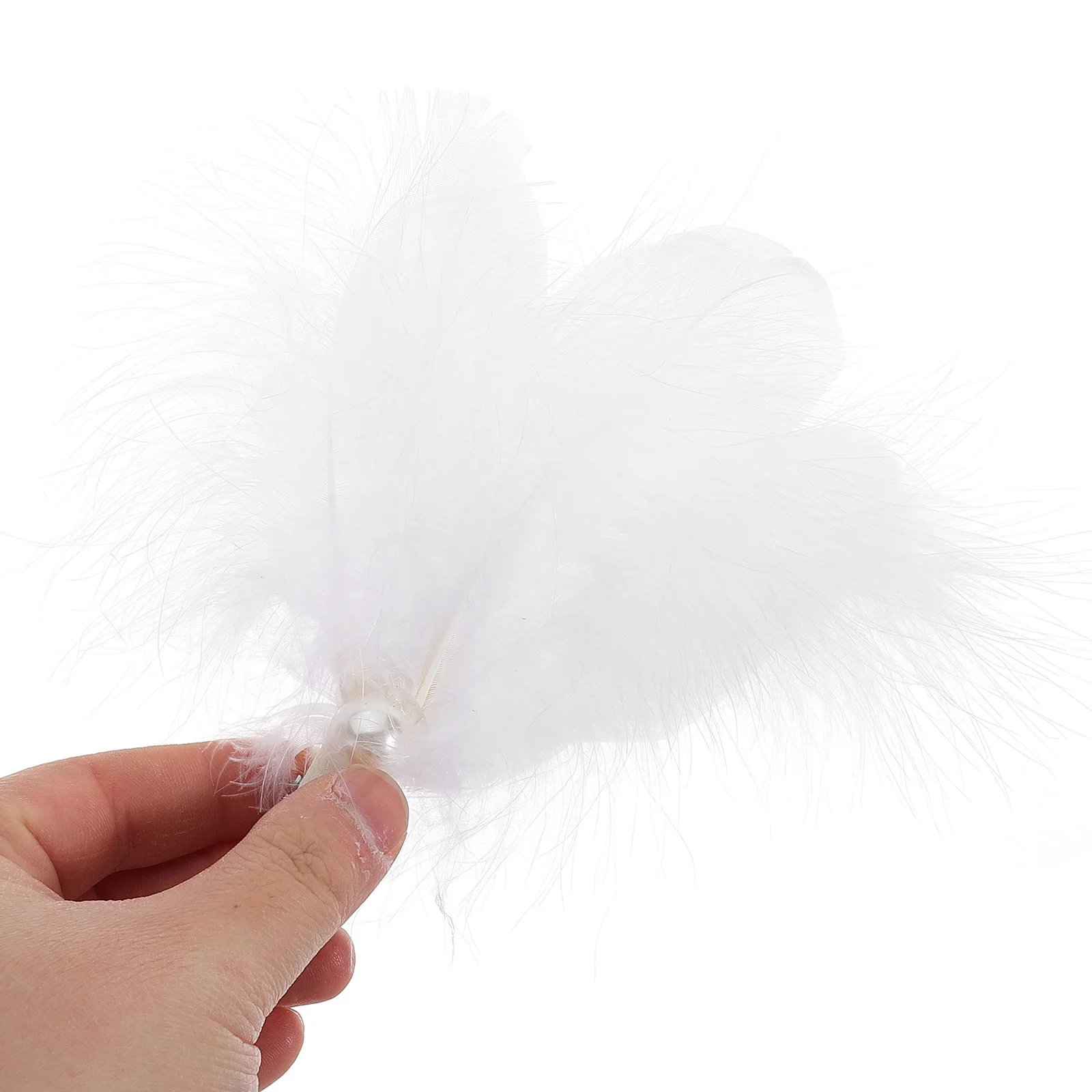 

1pcs Angel Wings Hair Clip Plume Headpiece For Ballet Wedding Party Aesthetic Hair Accessories Swan Dance Costume Cute Pearl