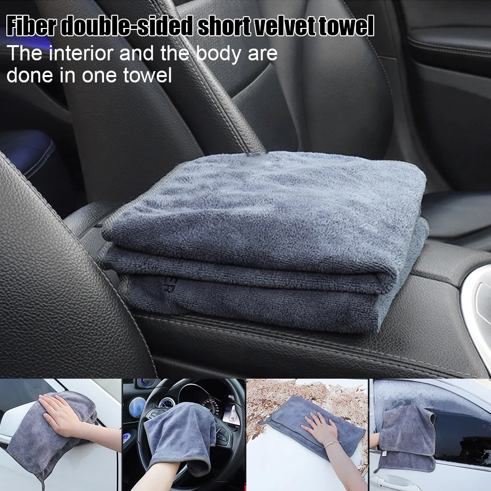 

500GSM High Density Microfiber Microfiber Towel Car Wash Accessories Towel Super Absorbent Car Cleaning Cloth Care Products