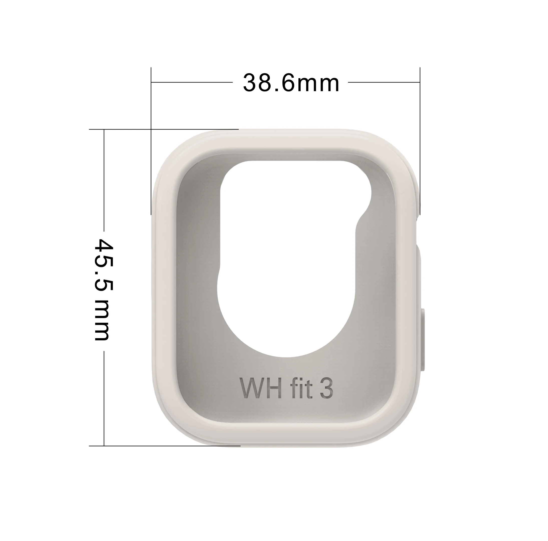 TPU Case For Huawei Watch Fit3 Anti-fall Protector Cover Smart Watch Strap Silica gel  Protective Shell Anti-Scratch Accessories