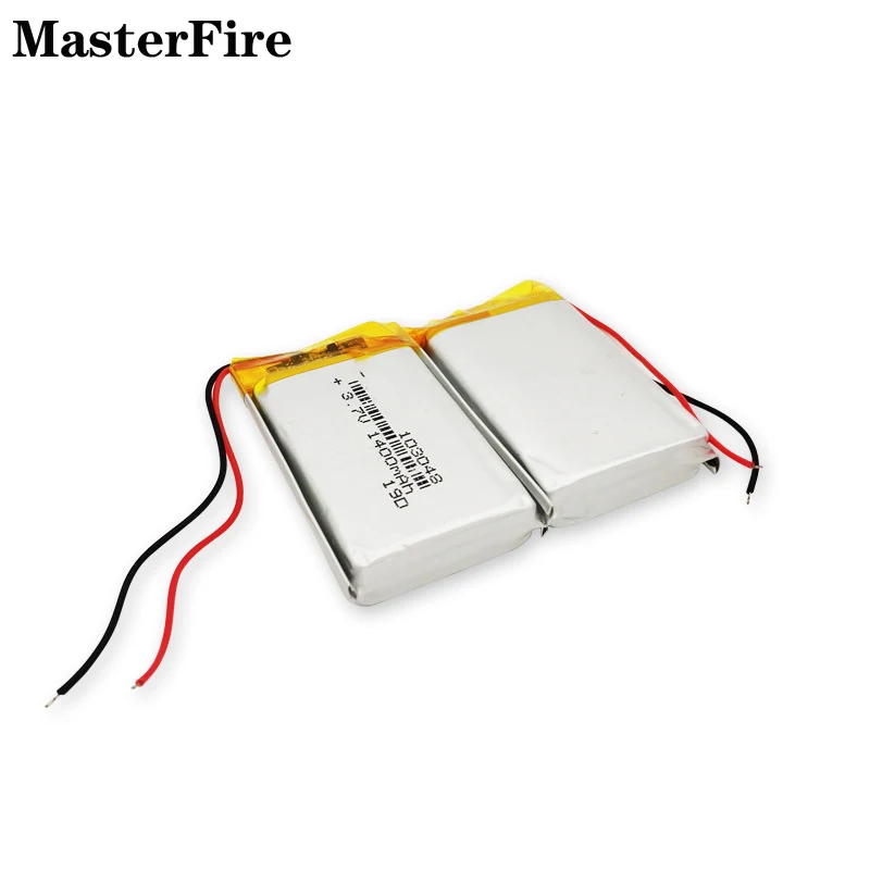 

18PCS 103048 3.7V 1400mah Rechargeable Lithium Polymer Battery Cell for Power Bank Recording Pen Bluetooth Speaker Camping Light