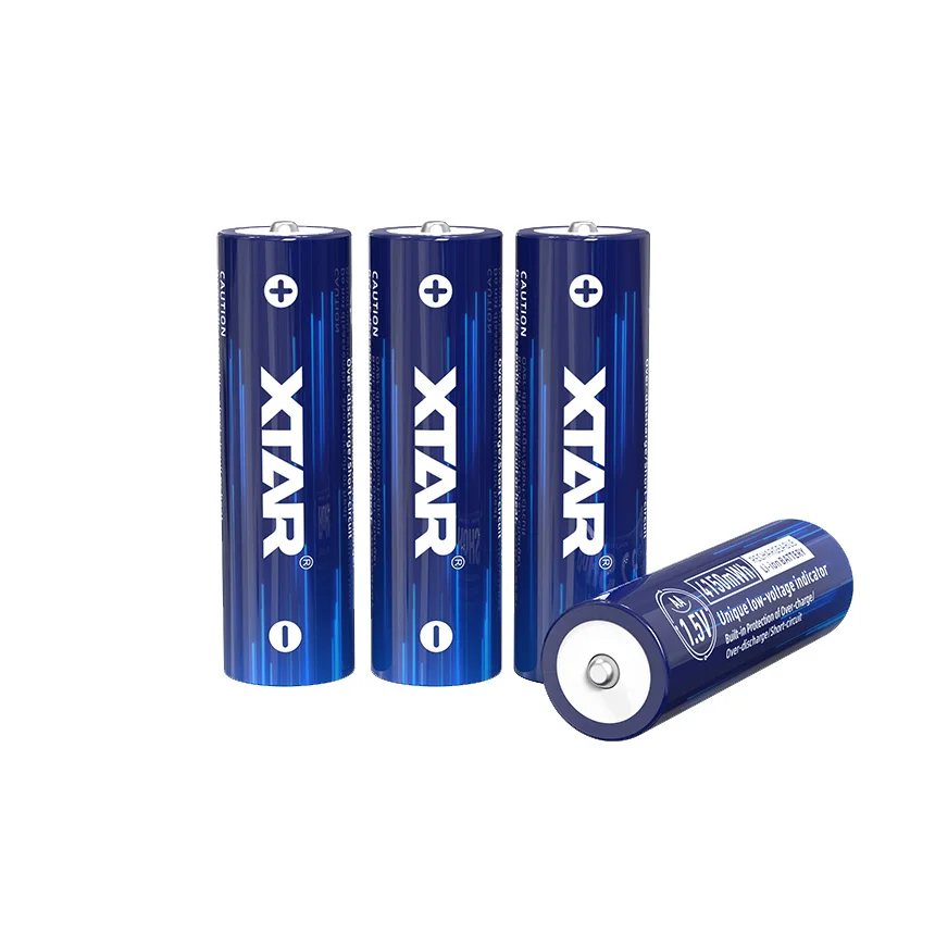 

4PCS/8PCS XTAR AA 1.5V Li-ion 4150mWh Battery Rechargeable 1.5V Li-ion Battery With LED Indicator