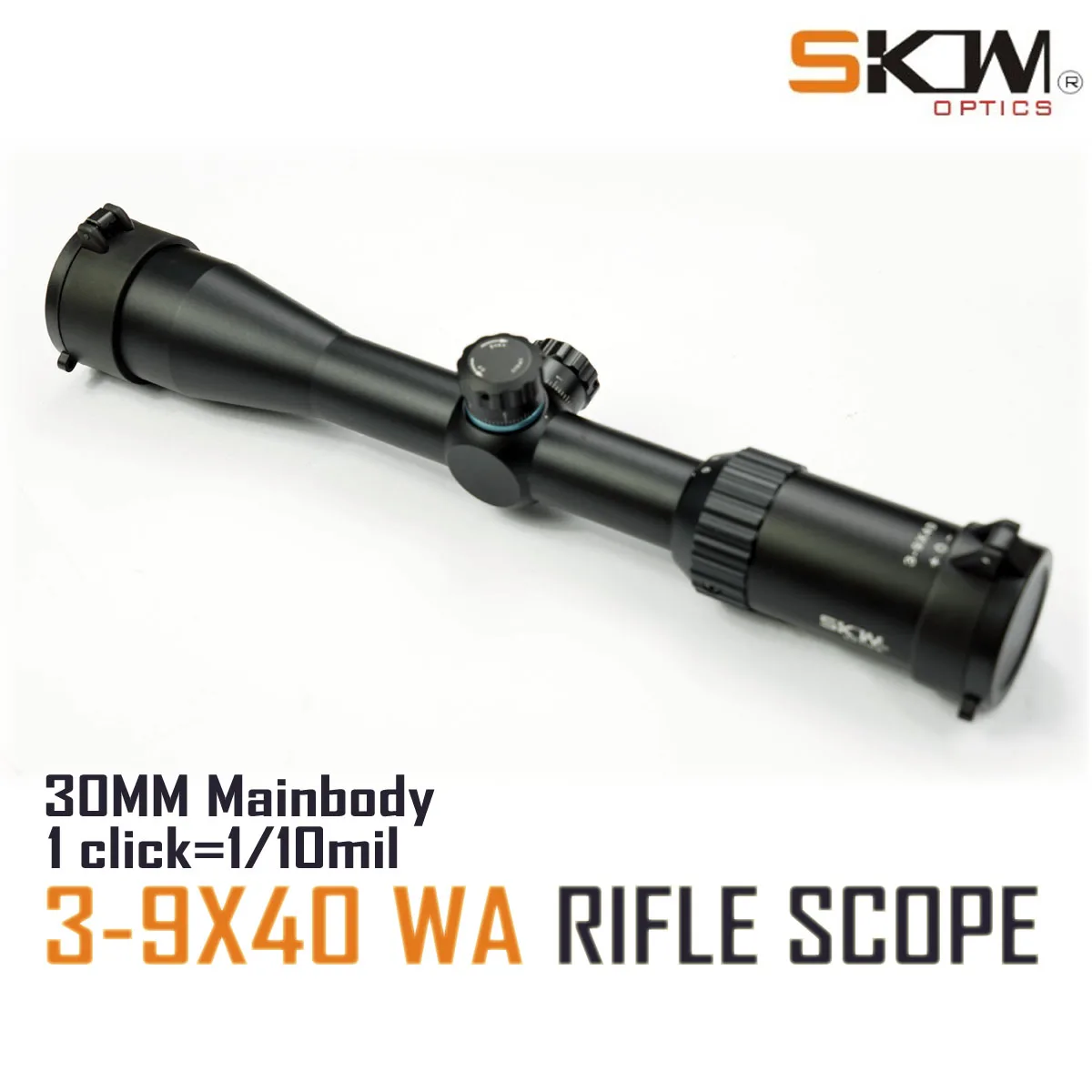 Imagem -03 - Skwoptics-óptica Visão Âmbito para Caça 3-9x40wa 30 mm Anel